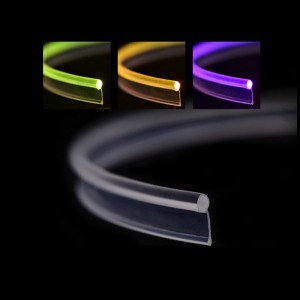 KEPUAI Interior Car Decoration LED Fiber Optic Light Strip Car Atmosphere Interior Light Deco for Auto