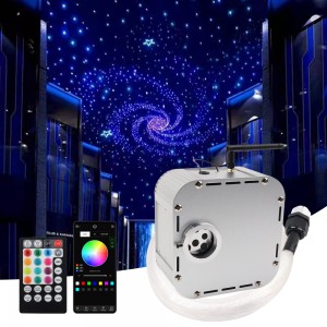 32W RGBW Fiber Optic Light Kits Single Emitting for Ceiling Wall Decoration