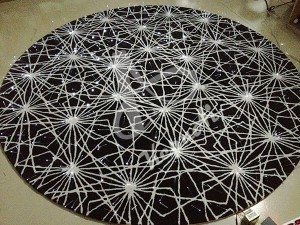 Fiber optic carpet, fiber optic blanket