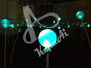 Fiber Optic Lighting for Garden, Park optical fiber lighting