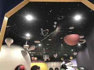 Starry Sky DIY Ceiling Light Led Fiber Optic Twinkle Stars Light For Mall Plaza