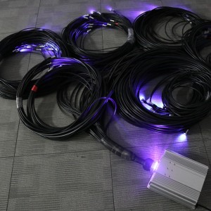 KEPUAI Waterproof IP65 Underwater LED Fiber Optic Swimming Pool Lights Underground Lights for Outdoor Use