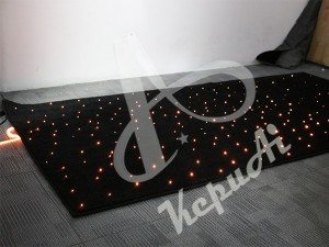 Fiber optic carpet, fiber optic blanket