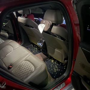 Fiber Optic Car Mat with Star Light Starry Sky Effect