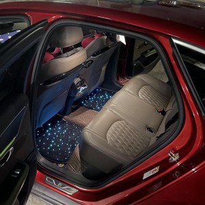 Fiber Optic Car Mat with Star Light Starry Sky Effect