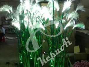 KEPUAI Fiber Optic Reed Lights for outdoor decoration, exterior garden decoration Landscape decoration