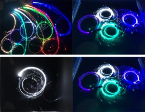 0.5mm 0.75mm nightclub dancing fiber optic whips