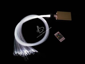 16W RGBW LED Optical Fiber Light Kit Sparkle Fiber Optic Ceiling Light for DIY Creative Ceiling Lighting Decoration