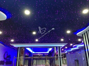 Hall decorative star ceiling fiber optics light