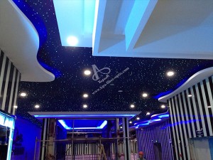 Hall decorative star ceiling fiber optics light