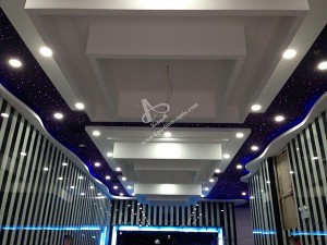 Hall decorative star ceiling fiber optics light