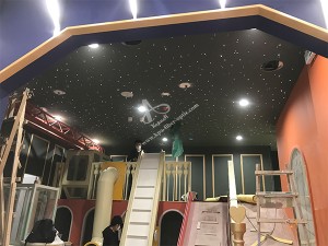 Starry Sky DIY Ceiling Light Led Fiber Optic Twinkle Stars Light For Mall Plaza