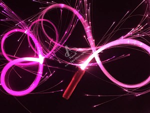 Space whip Led fiber optic whip dancing use