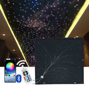 RGB Magnetic Fiber Optic Star Light Panel Polyester 60*60cm for Starry Sky Wall or Ceiling Decor