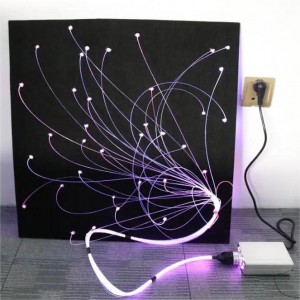 New Arrival Acoustic Panel Shooting Star Meteor Engine Included LED Optical Fiber Light Ceiling Panel