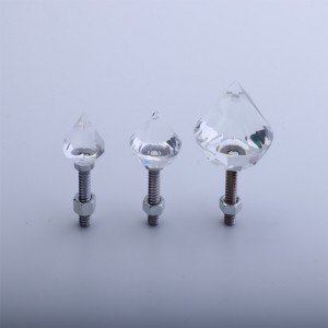 KEPUAI DIY Crystal Fittings for Fiber Optic Light