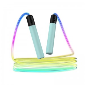 KEPUAI NEW Skipping Rope for Christmas Gift LED Fiber Optic Jump Rope High Quality with Stock