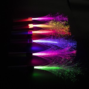 High Quality Bright Fiber Optic Wands LED Glow Sticks for Light Up Your Party Wedding Christmas